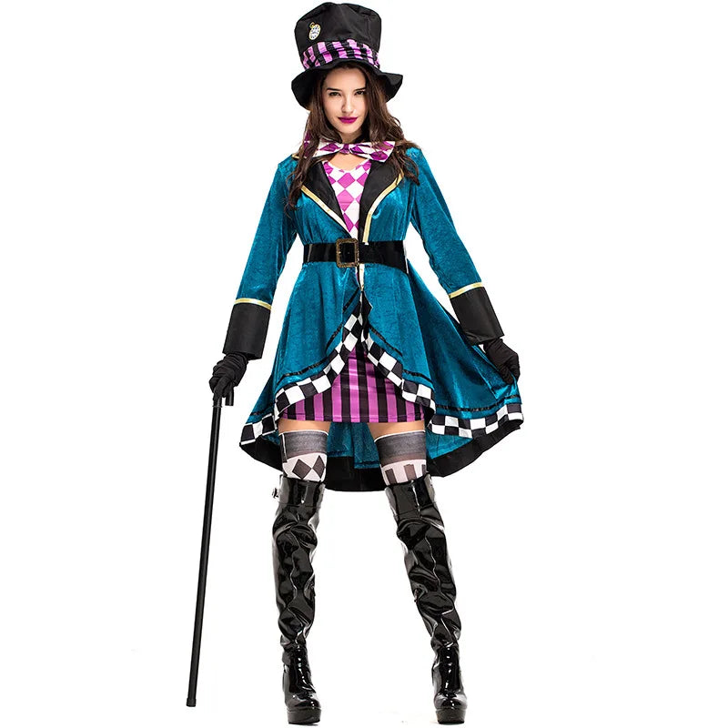 Clown Mad Hatter Costume