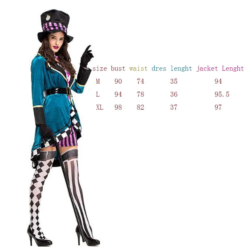 Clown Mad Hatter Costume