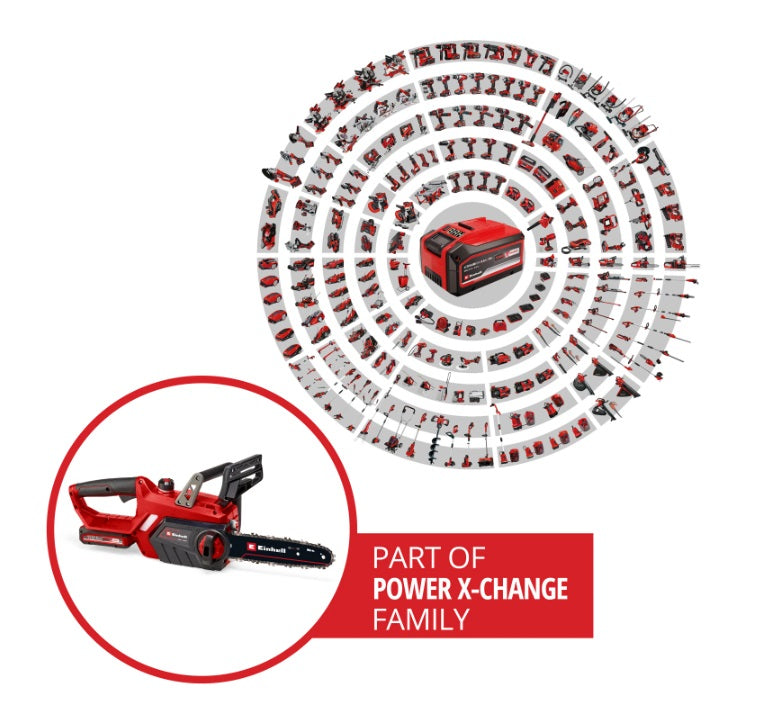 Elettrosega a batteria Einhell Kit Power X-Change 1x3 Ah