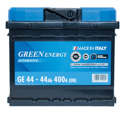 Batteria auto 44 Ah Greenenergy 207x175x175 mm (lxpxh)