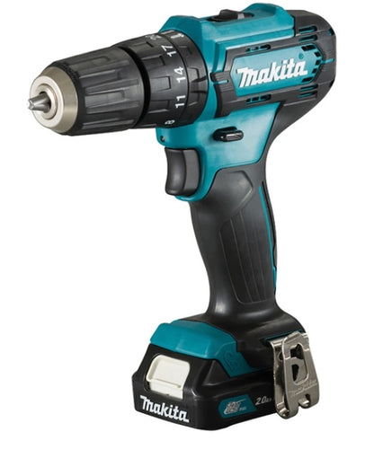 Trapano battente Makita 12 v HP333DSAJ 2 batterie litio 2 Ah peso 1,1 kg