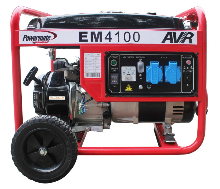 Generatore 3500 Watt PRAMAC Powermate Powermate EM 4100 AVR a benzina