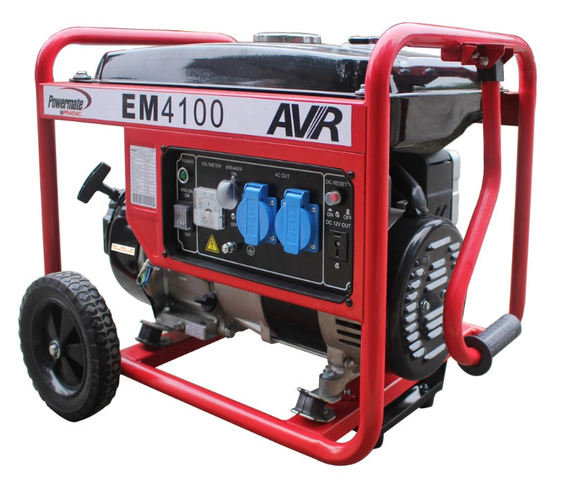 Generatore 3500 Watt PRAMAC Powermate Powermate EM 4100 AVR a benzina