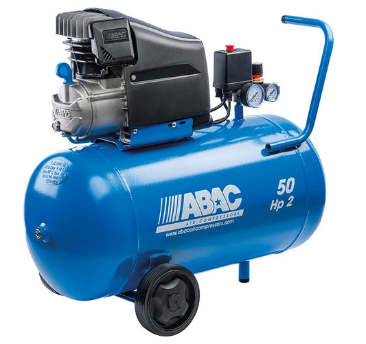 Compressore 50 l ABAC 2 hp 1500 Watt 10 bar 220 l/min