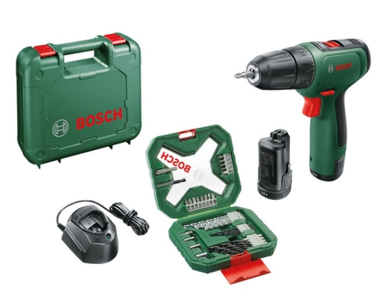 Trapano avvitatore bosch 12 v Easydrill 1200 2 batterie litio 1,5 ah set 34 accessori