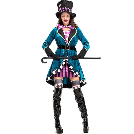 Clown Mad Hatter Costume