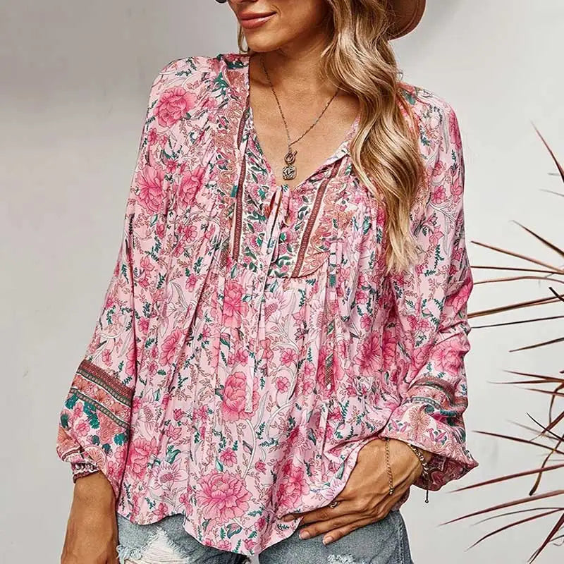 Camicia stile BoHo da donna