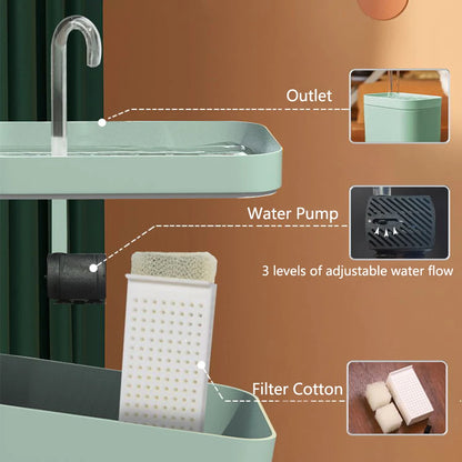 Distributore d'acqua automatico per gatti