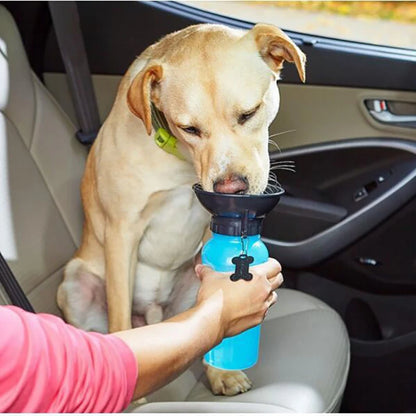 Bottiglia d'acqua portatile per cani da 500 ml