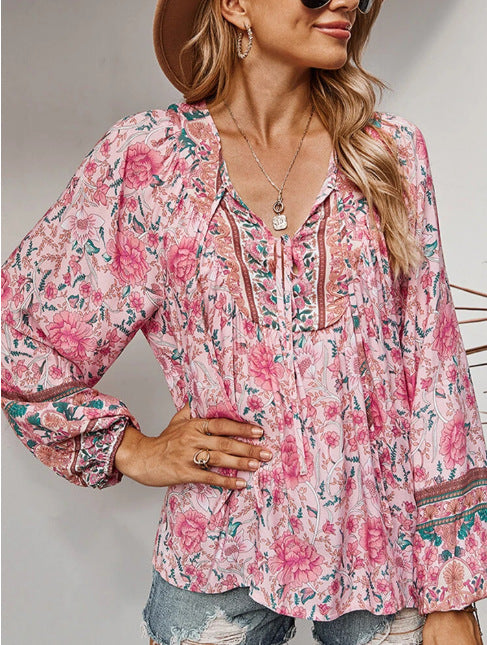 Camicia stile BoHo da donna