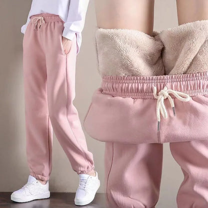 Pantaloni spessi invernali da donna